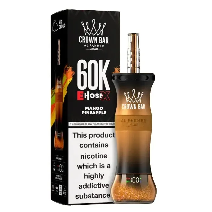 Crown Bar 60K EHoseX Disposable Mango Pineapple