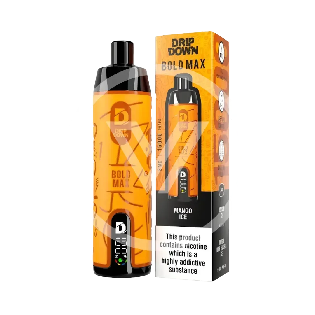 Drip Down Bold Max Disposable 15k Puff Mango Ice