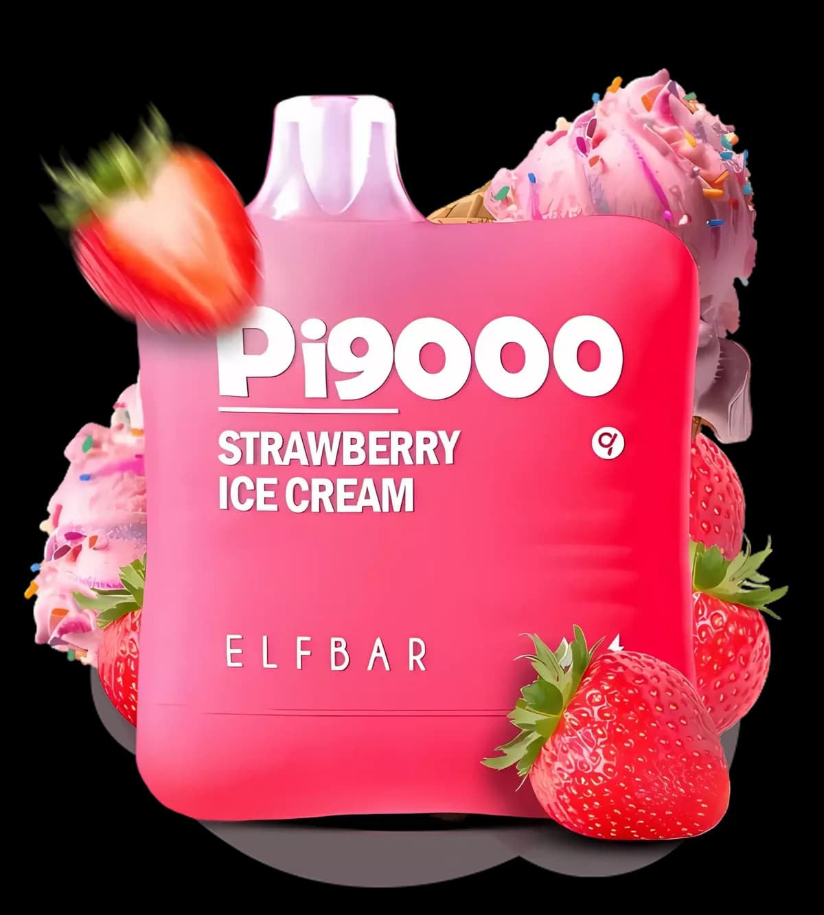 Elfbar Disposable Pi9K Puff Strawberry Ice Cream 50Mg