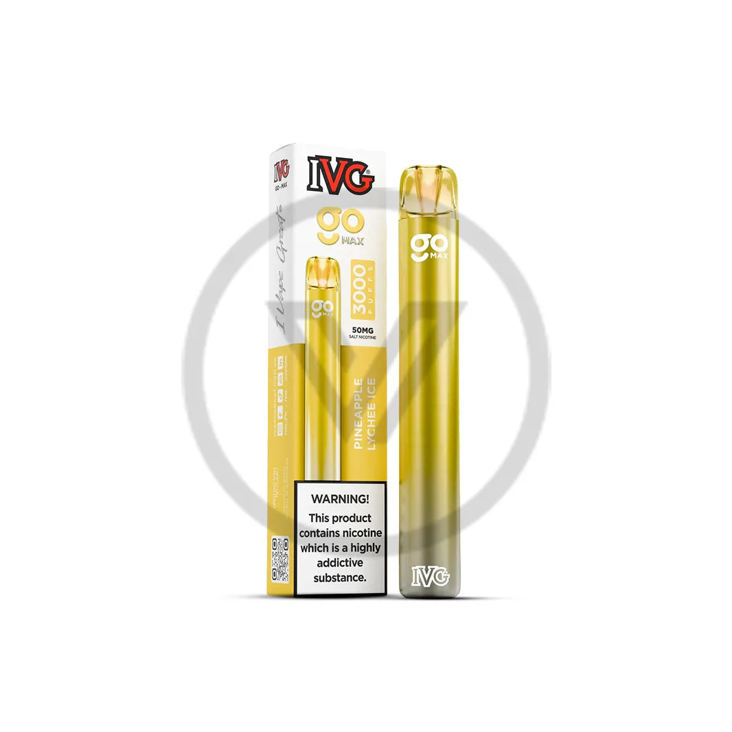 GO MAX PINEAPPLE LYCHEE 3K PUFFS 50MG