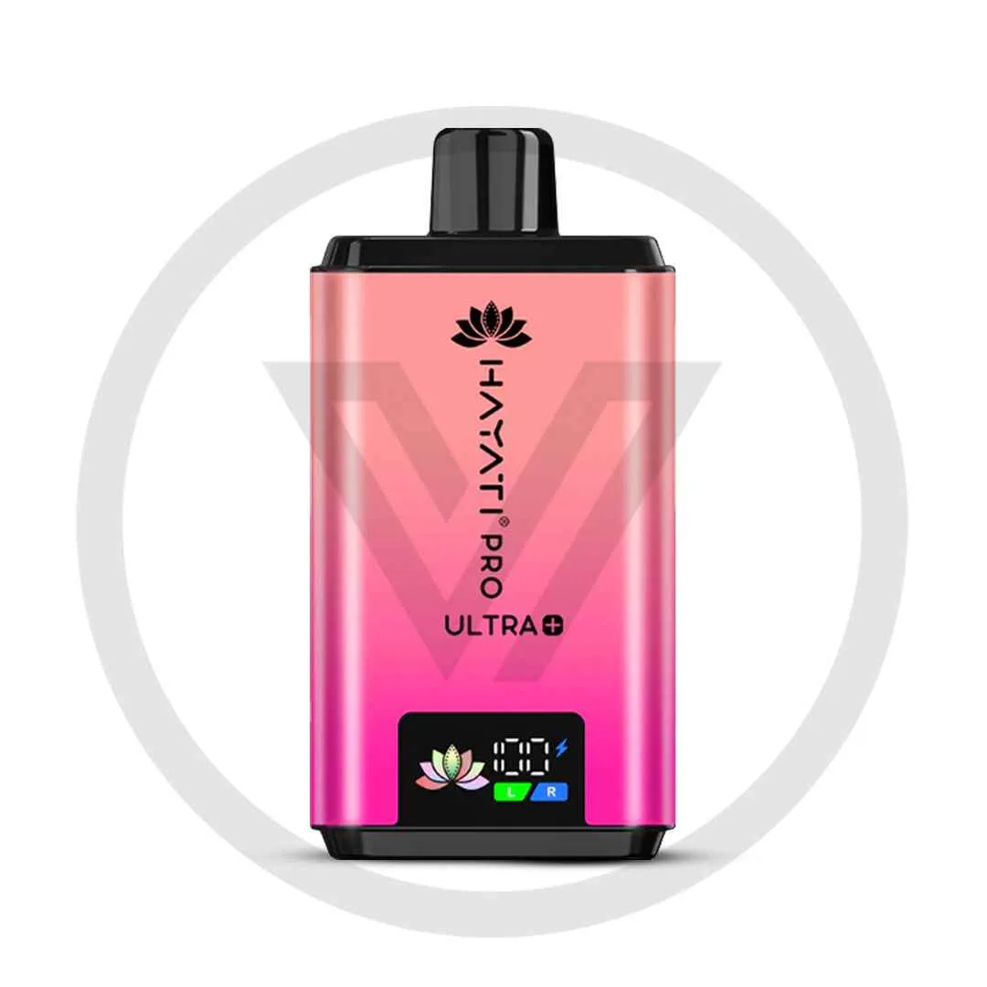 Hayati Pro Ultra+ 50k Puffs Straw Cranberry Cherry