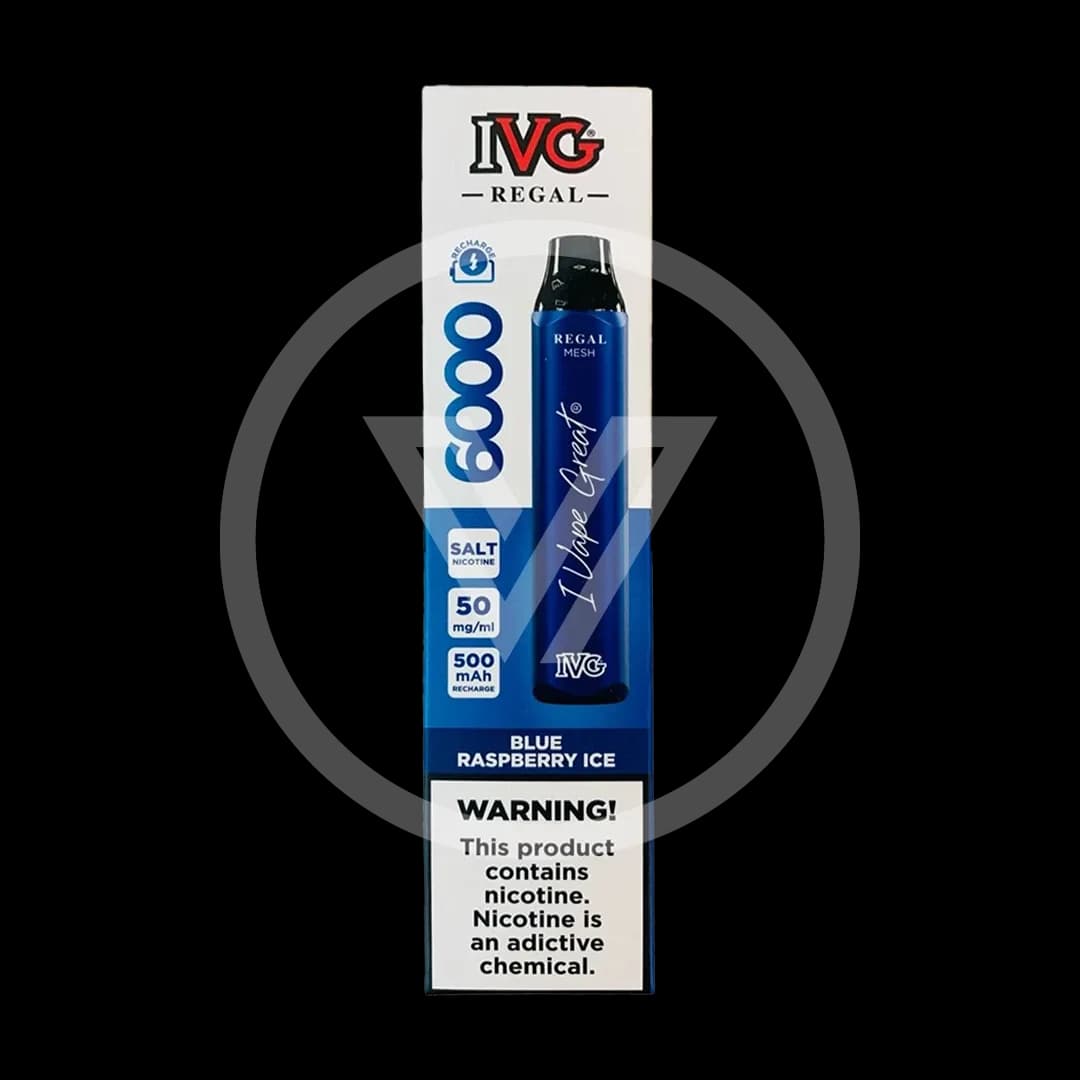 IVG Disposable 6K Puff Blue Raspberry Ice 50mg
