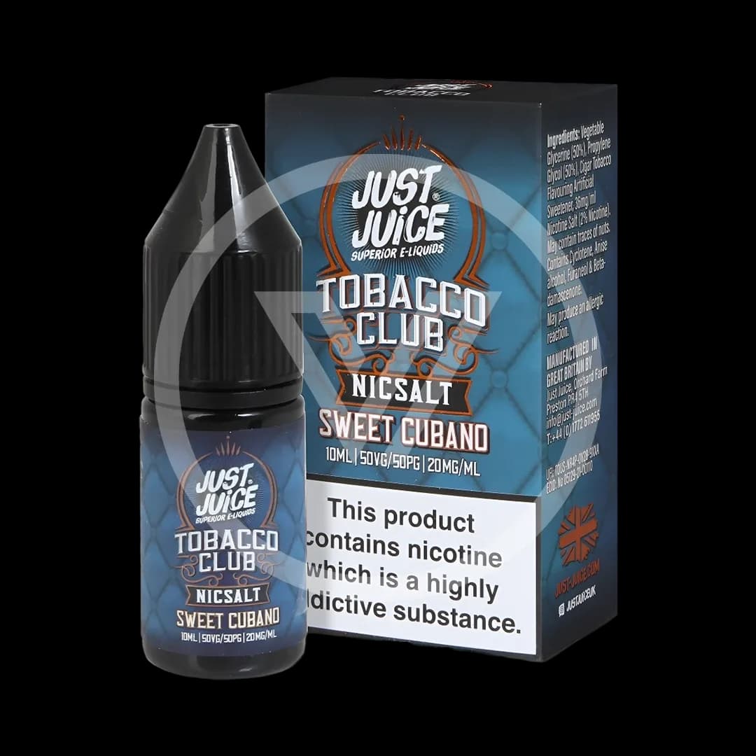 Just Juice Tobacco Club Sweet Cubano