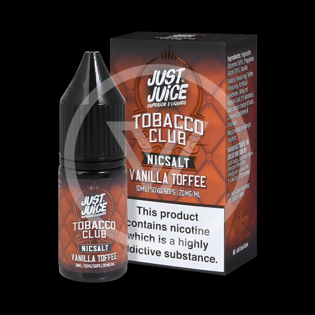 Just Juice Tobacco Club Vanilla Toffee