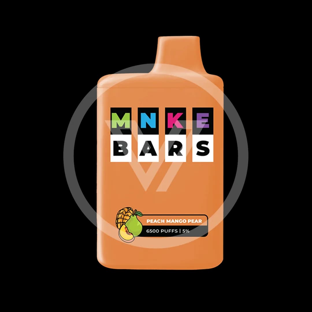 MNKE BARS Disposable 6500 Puffs Peach Mango Pear