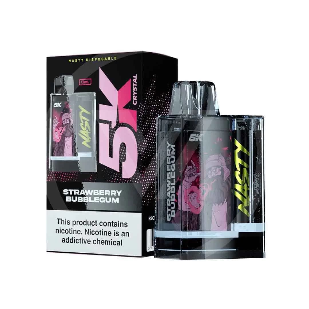 Nasty Disposable 5K Puff Strawberry Bubblegum