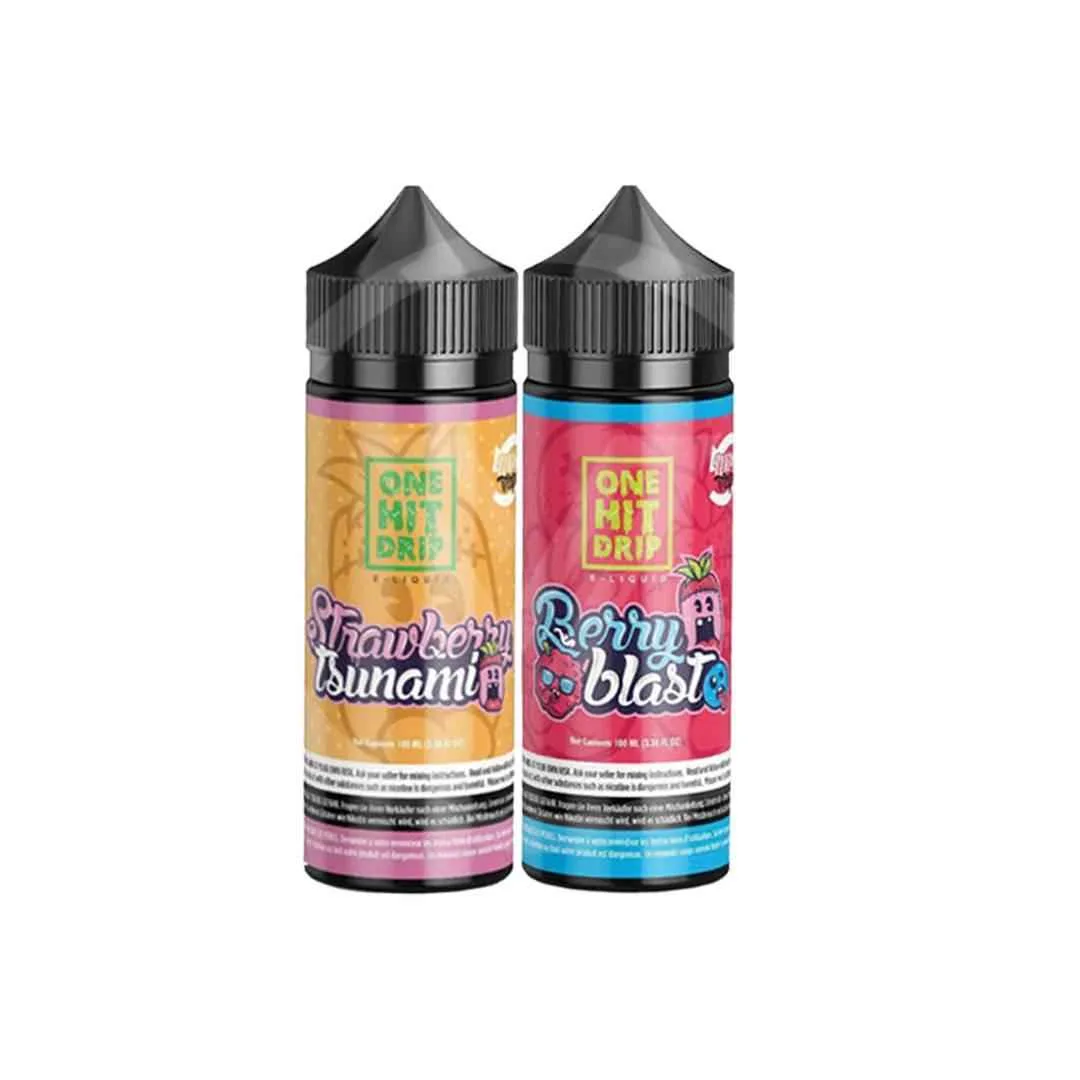 One Hit Drip- Berry Blast + Strawberry Tsunami