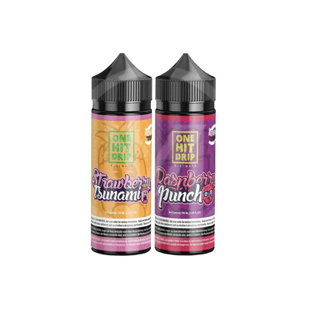 One Hit Drip- Strawberry Tsunami + Raspberry Punch