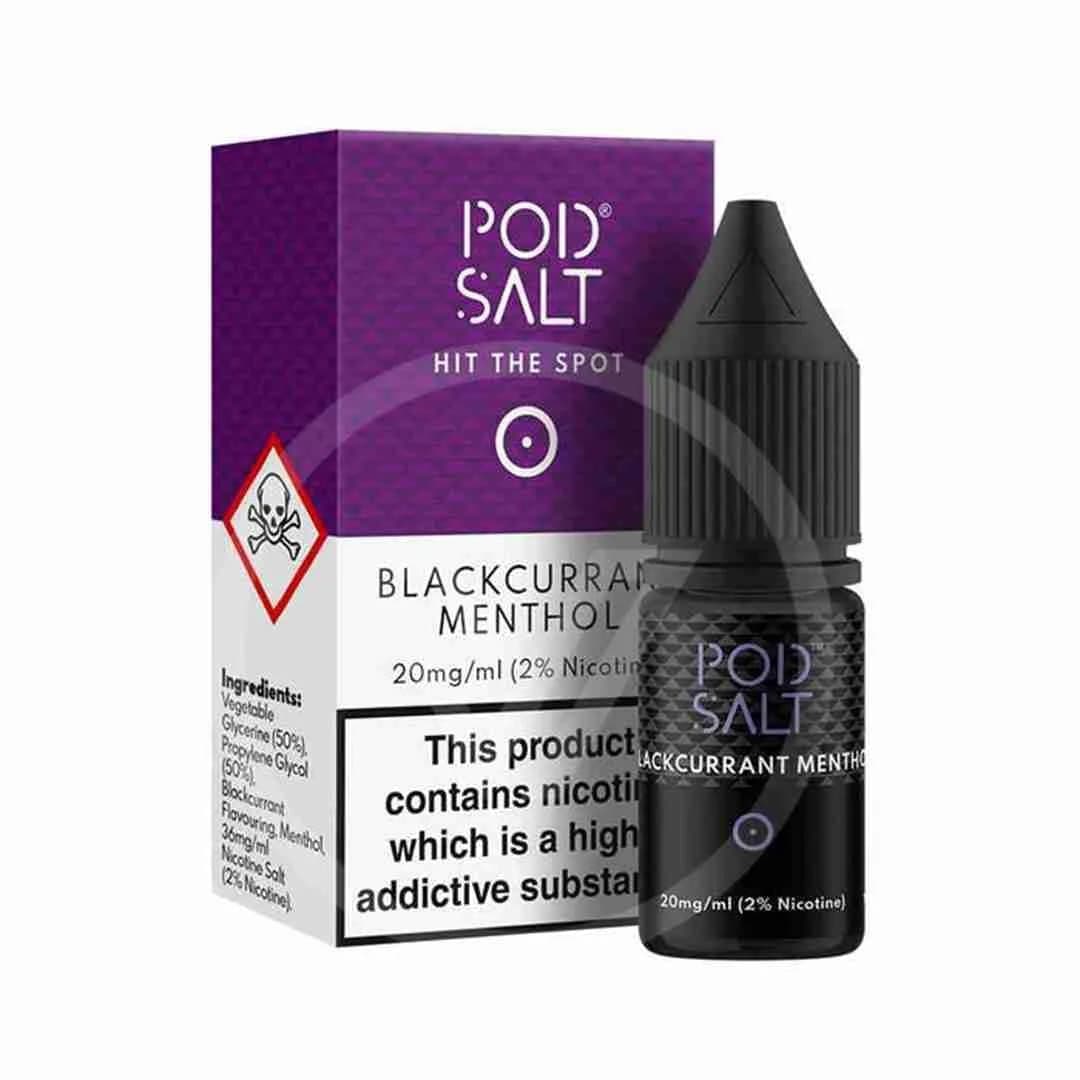 POD SALT BLACKCURRANT MENTHOL 10ML