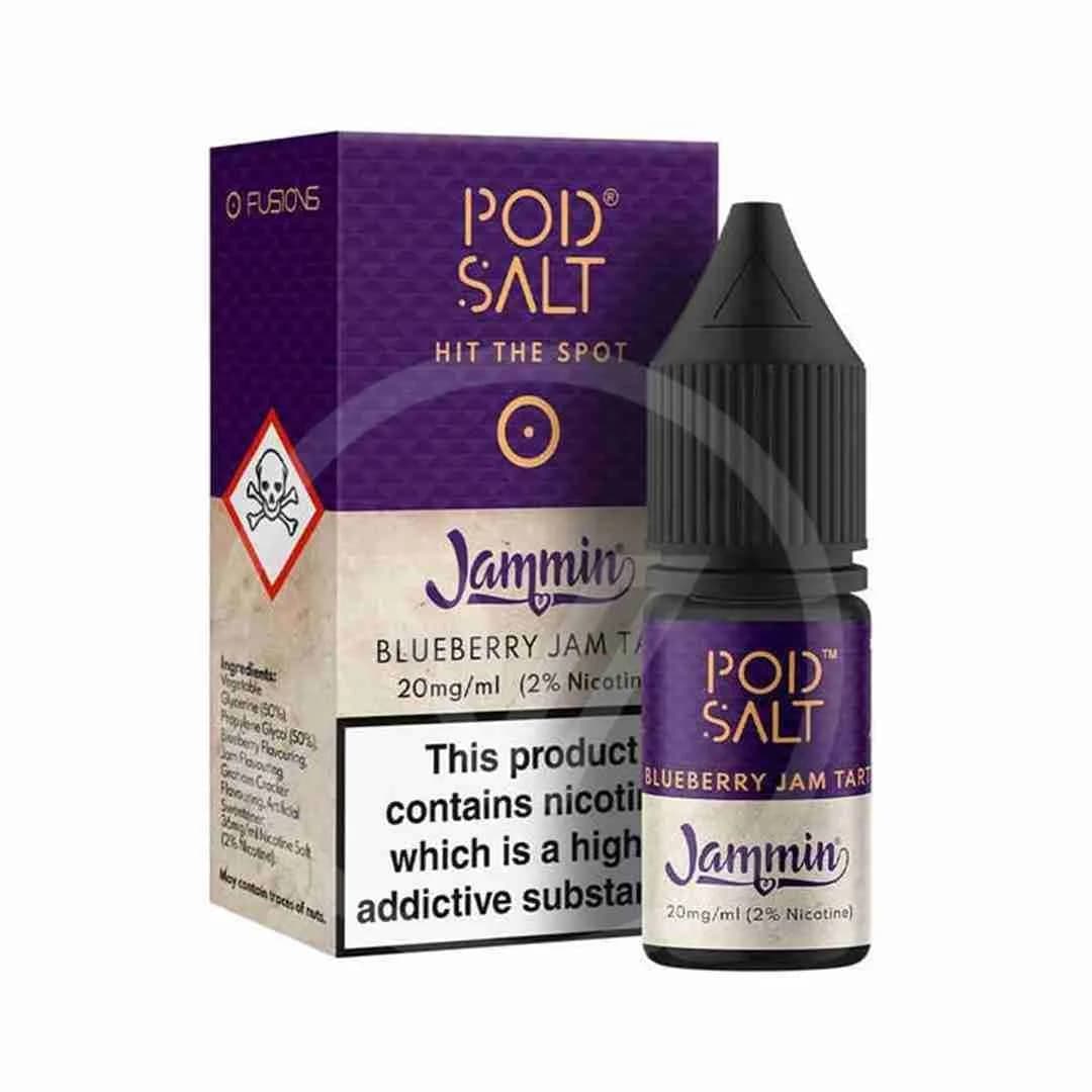 POD SALT BLUEBERRY JAM TART 10ML