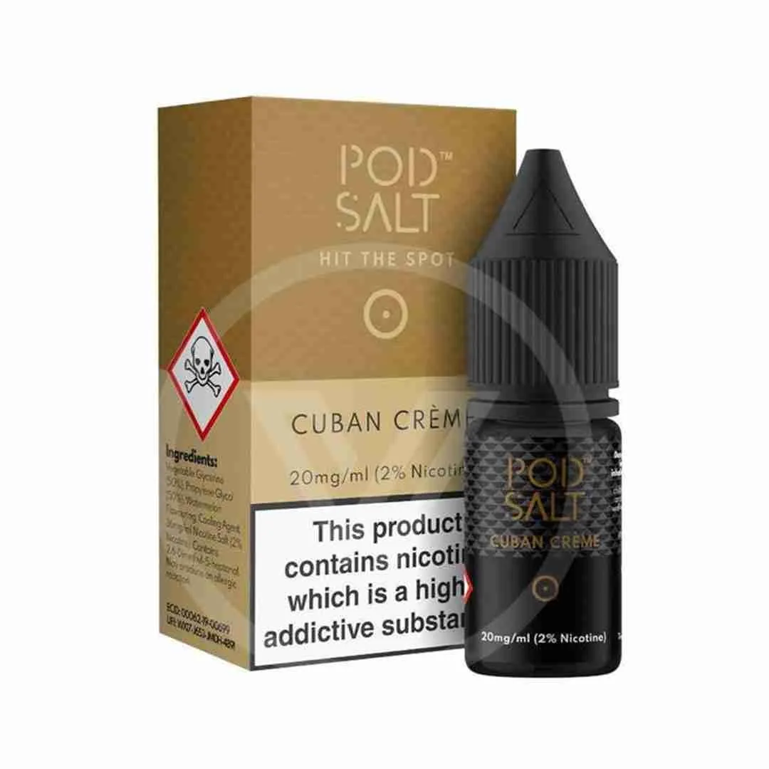 POD SALT CUBAN CREME 10ML